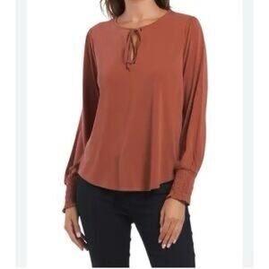Lucky Brand Terracotta Blouse